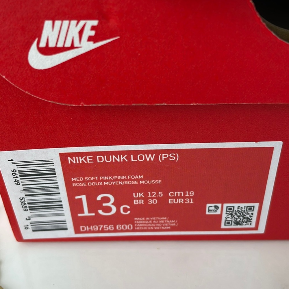 Nike Dunk Low PS- Triple Pink - Picture 6 of 6
